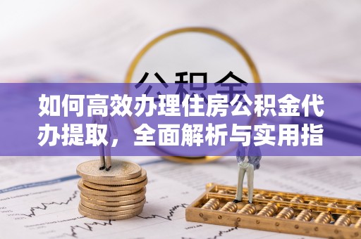 中正如何高效办理住房公积金代办提取，全面解析与实用指南